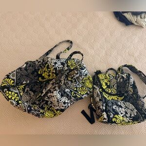 Vera Bradley Baroque large Travel bag and Backpack set